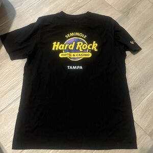 Hard Rock Cafe Black Tee with Yellow Logo